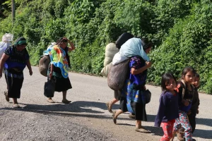 90 personas son desplazadas por la violencia en Pantelhó, Chiapas