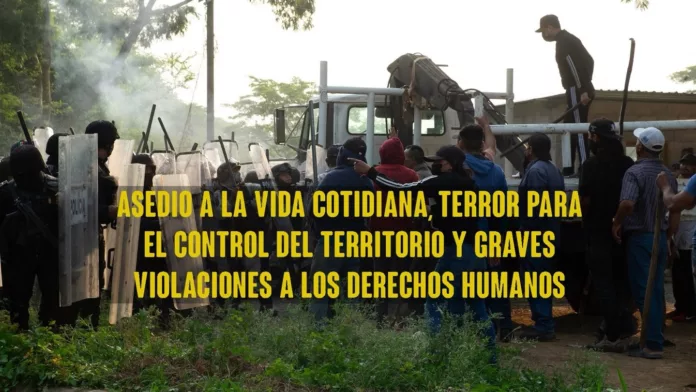 Asedio a la vida cotidiana, terror para el control del territorio