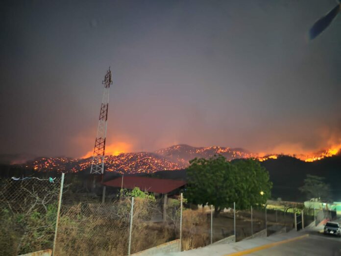 Foto: Facebook Incendios forestales Oaxaca