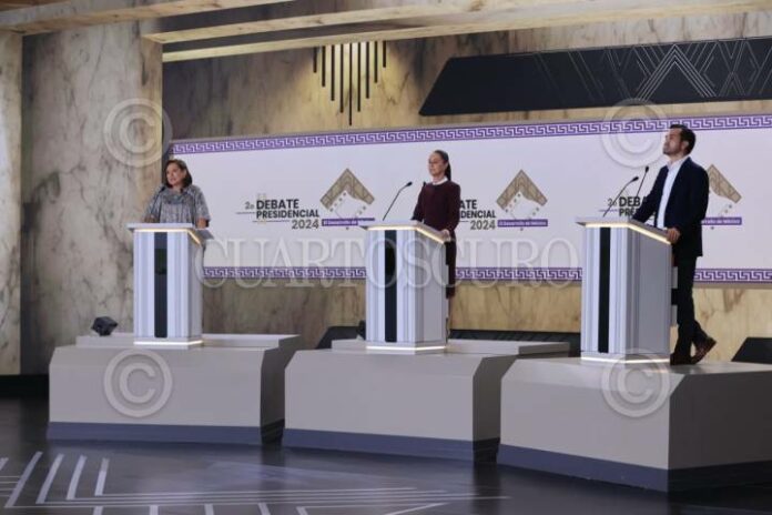 Foto: Cuartoscuro | La guerra política en el segundo debate presidencial 2024