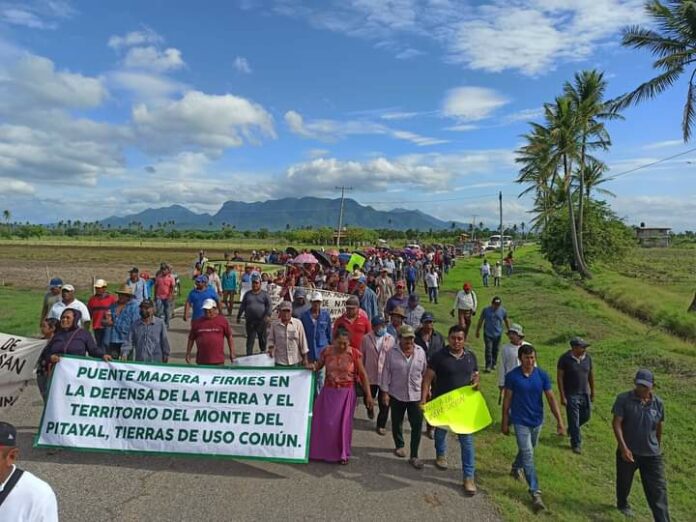 Foto: X | La comunidad de Puente Madera, seguirá en la lucha y defensa por la tierra y el territorio.