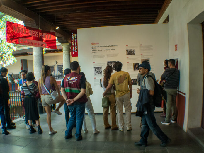 Desde su apertura, el Museo Franz Mayer recibió a miles de visitantes para la exposición temporal del World Press Photo 2024. La mejor selección de fotoperiodismo y fotografía documental concluirá hasta el 25 de agosto.