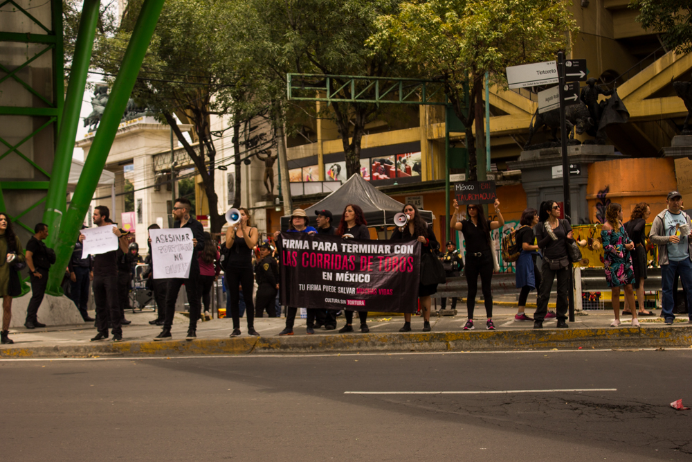 ACTIVISTAS CONTRA LAS CORRIDAS DE TOROS