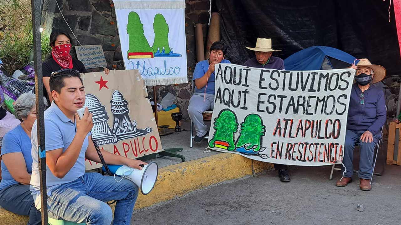 Pronunciamiento de las y los chinamperos de San Gregorio Atlapulco en contra del abuso de autoridad, represión, violencia, robo de celulares y cámaras, por parte del cuerpo policiaco y grupo de choque de la Alcaldía Xochimilco, el pasado 5 de septiembre.