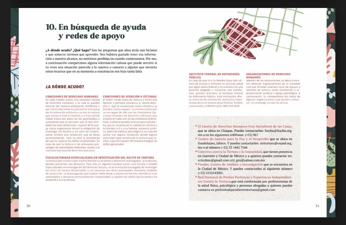 El CEPAD, presentó el documento memoria "Tejiendo hilos de resiliencia: memorias de la resistencia contra la tortura en México”, dónde se incluyeron testimonios de los sobrevivientes de tortura, para visibilizar, sensibilizar e informar sobre la violencia ejercida.  