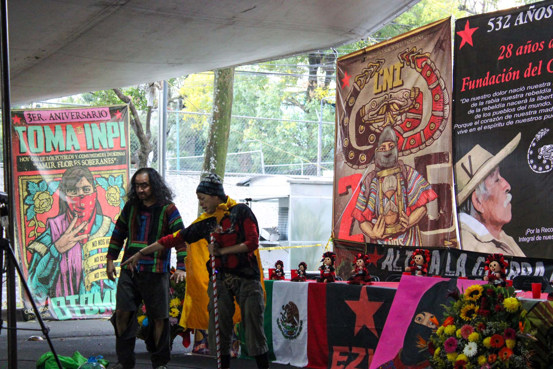 Se celebró el 4to. Aniversario de la Toma del INPI con el Festival de la Resistencia y Digna Rebeldía, en el marco también de los 532 años de Resistencia y Dignidad Indígena, así como los 28 años de la Fundación del CNI.