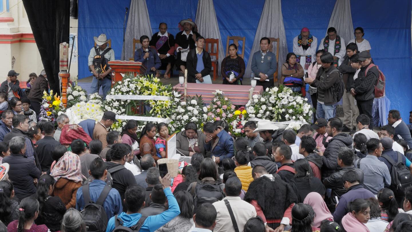 Miles despiden al padre Marcelo Pérez, defensor de los pueblos indígenas