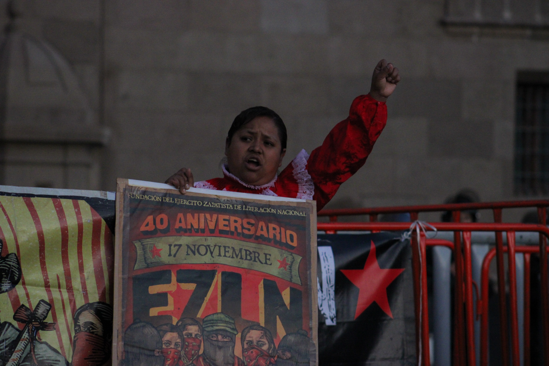 Se llevó a cabo una marcha y un mitin de denuncia contra la violencia hacia los pueblos zapatistas, para exigir justicia y un alto a la guerra contra el EZLN.