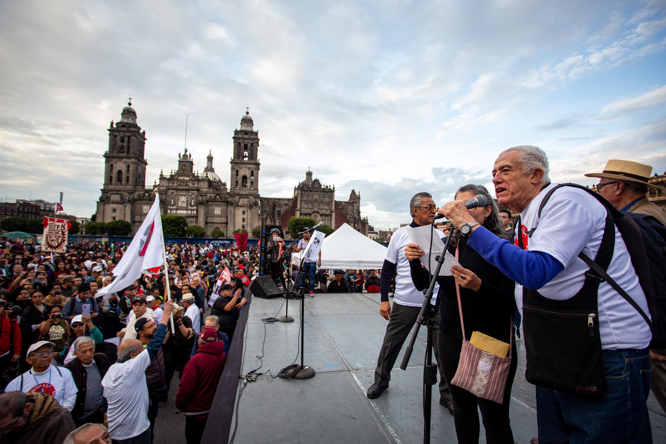 A 56 años de la Masacre de Tlatelolco, marchan por justicia y verdad