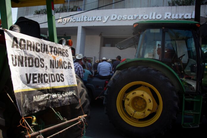 Tras meses de manifestación, gobierno federal y estatal no garantizan apoyo a agricultores de Jalisco