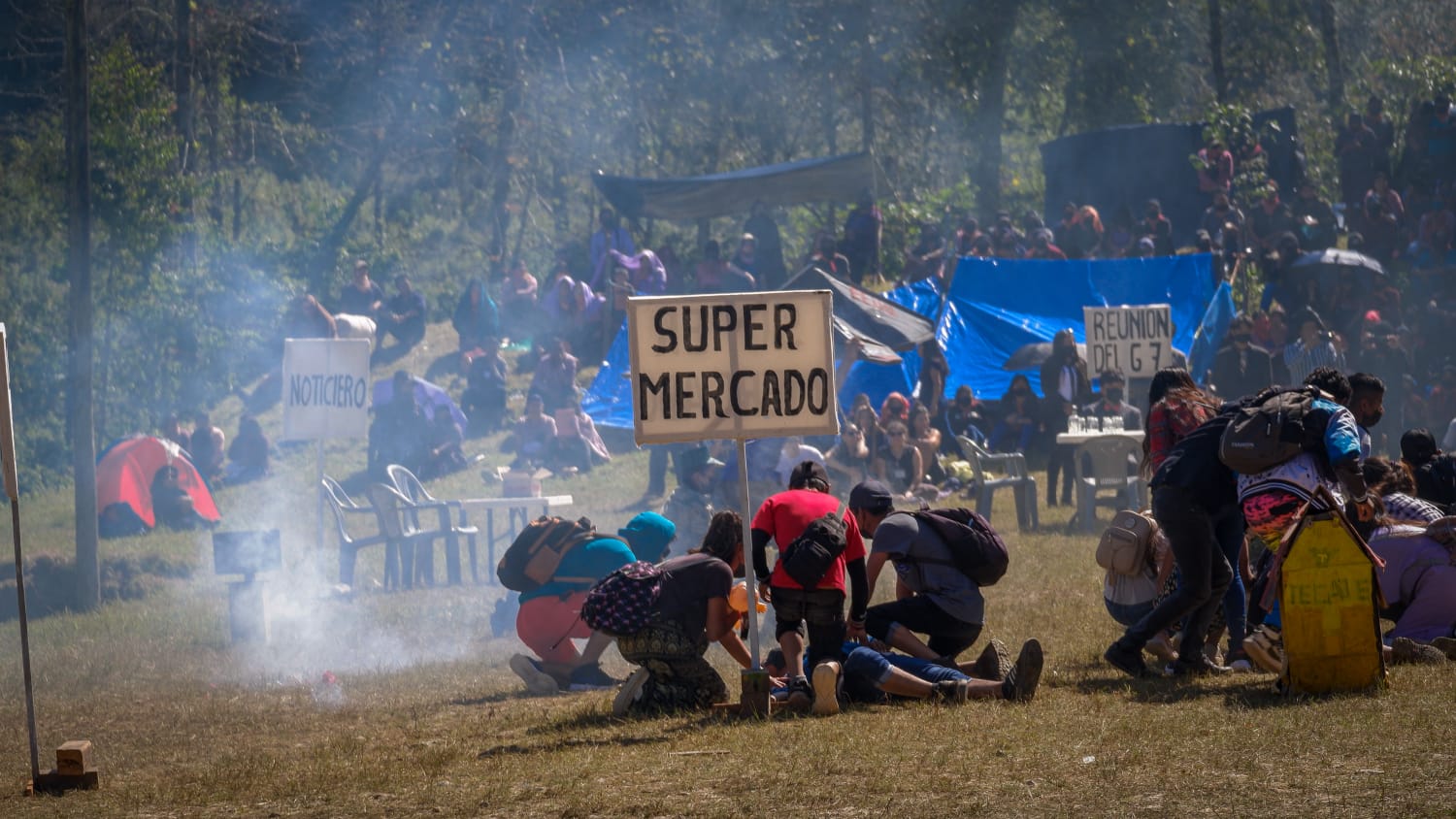 Zapatistas celebran 31 aniversario del levantamiento armado con representaciones teatrales en Oventik