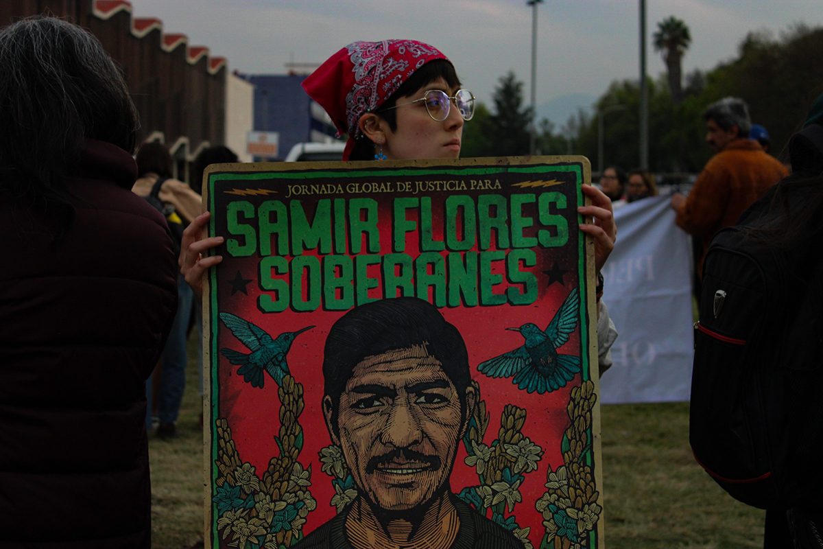 A seis años del asesinato de Samir Flores, UNAM inaugura busto en su memoria