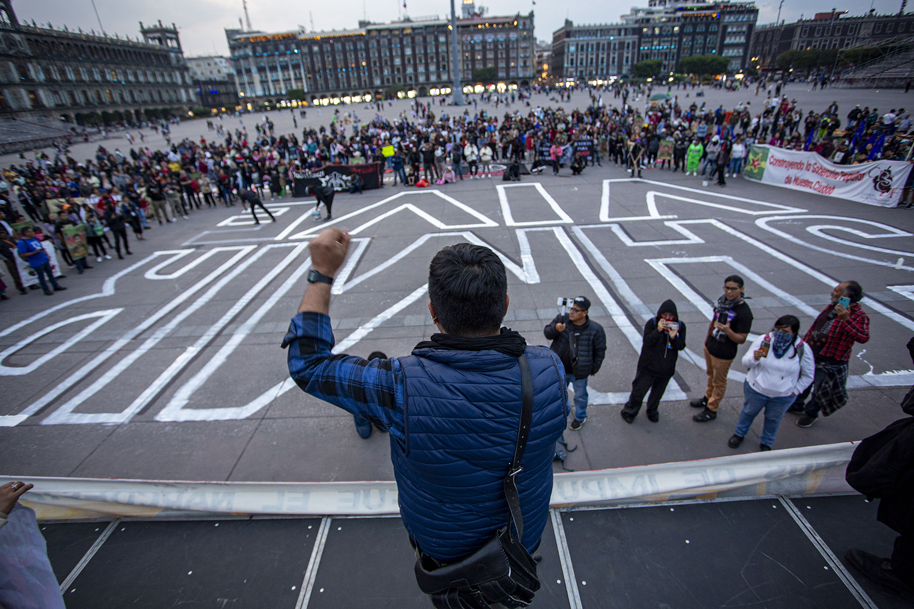 A seis años del asesinato de Samir Flores, organizaciones y comunidades marchan exigiendo justicia en la CDMX