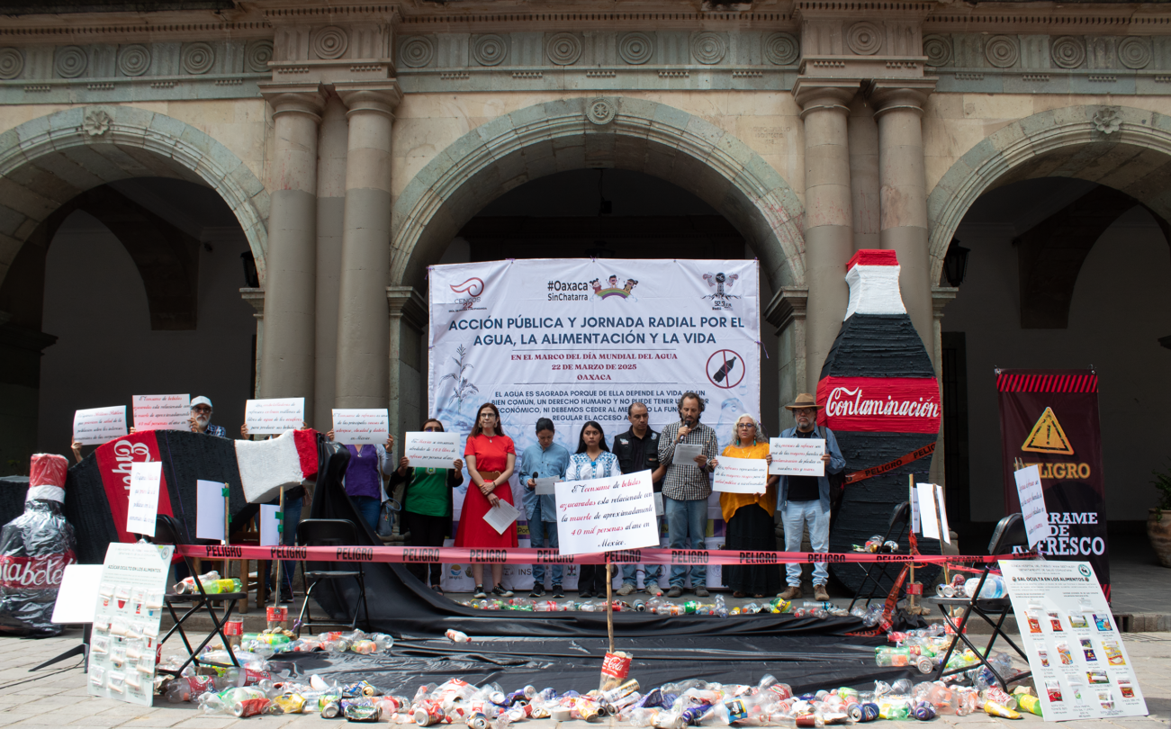 #OaxacaSinChatarra: Organizaciones exigen frenar el impacto de las refresqueras en la salud y el medio ambiente