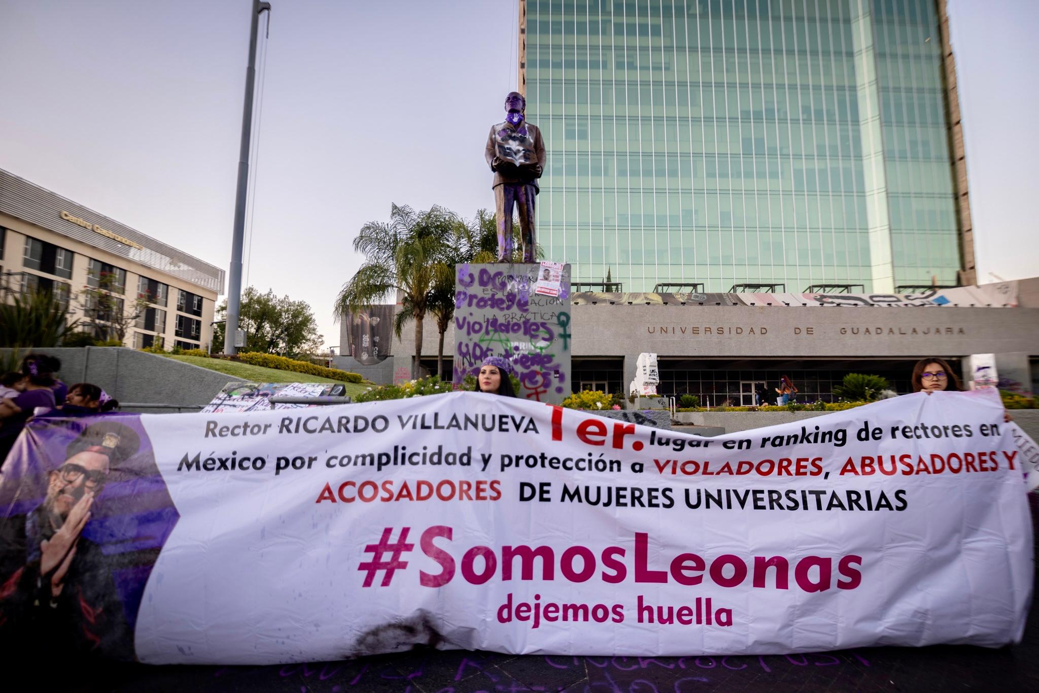 Miles de mujeres alzan la voz en Guadalajara en el 8M 2025