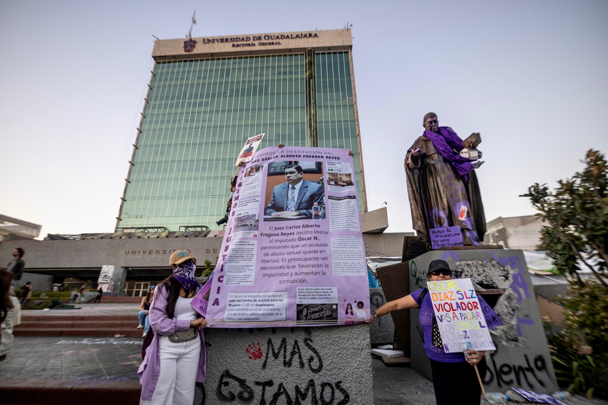 Miles de mujeres alzan la voz en Guadalajara en el 8M 2025