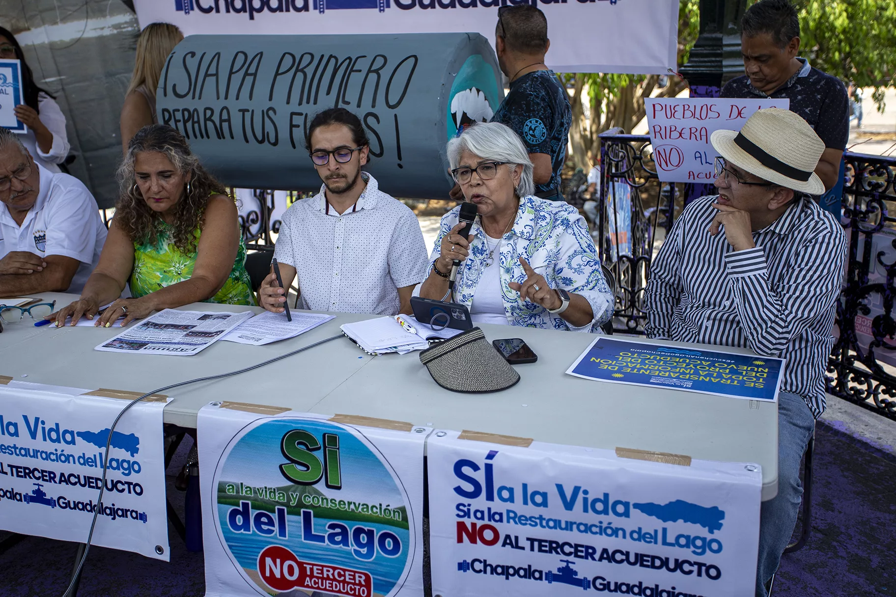 Pueblos ribereños denuncian nuevo acueducto en Chapala sin consulta previa: “El lago no es un tinaco”