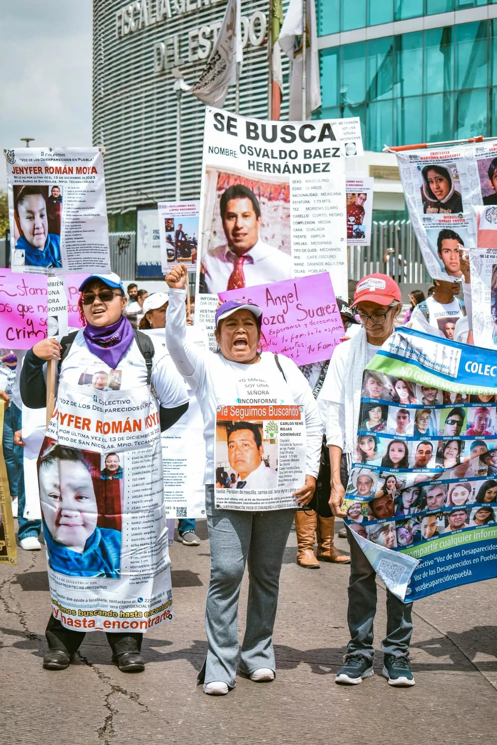 10 de mayo en Puebla: Madres buscadoras denuncian indiferencia del Estado y revictimización
